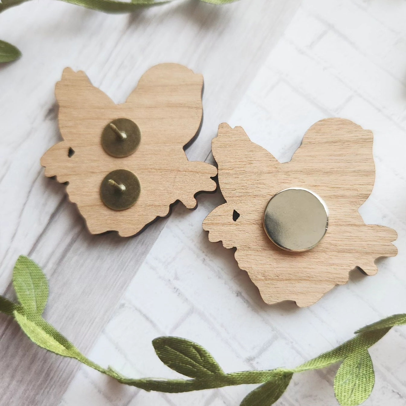 Moogle Brother Wood Pin/Magnet