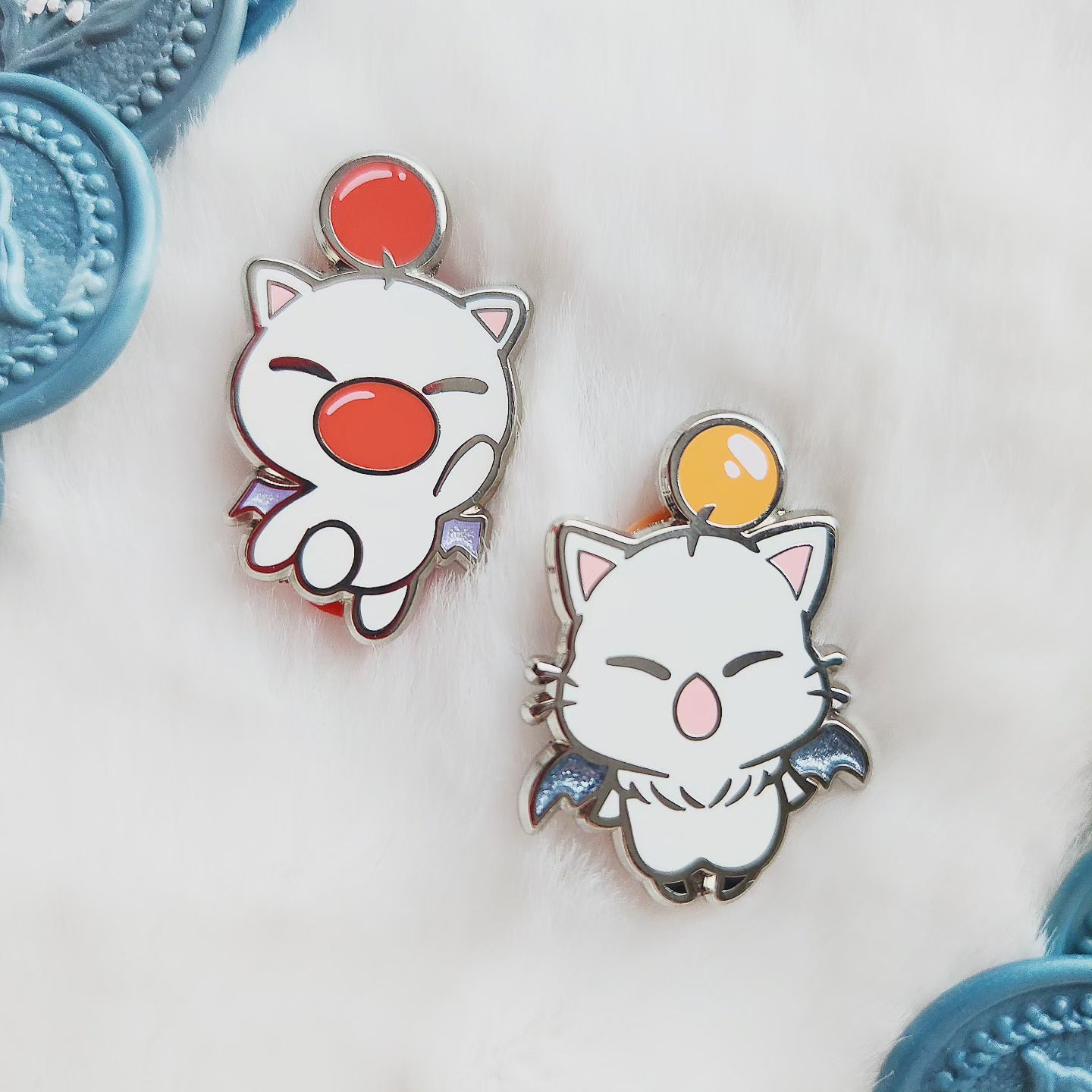 Moogle Enamel Pins