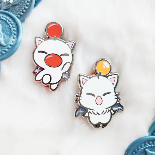 Moogle Enamel Pins