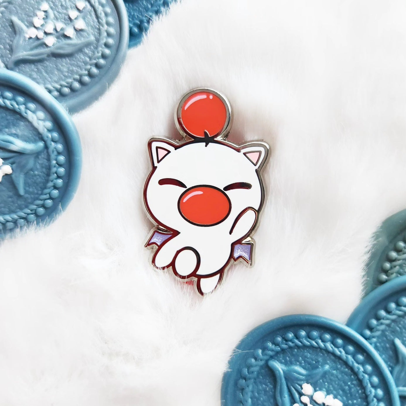 Moogle Enamel Pins