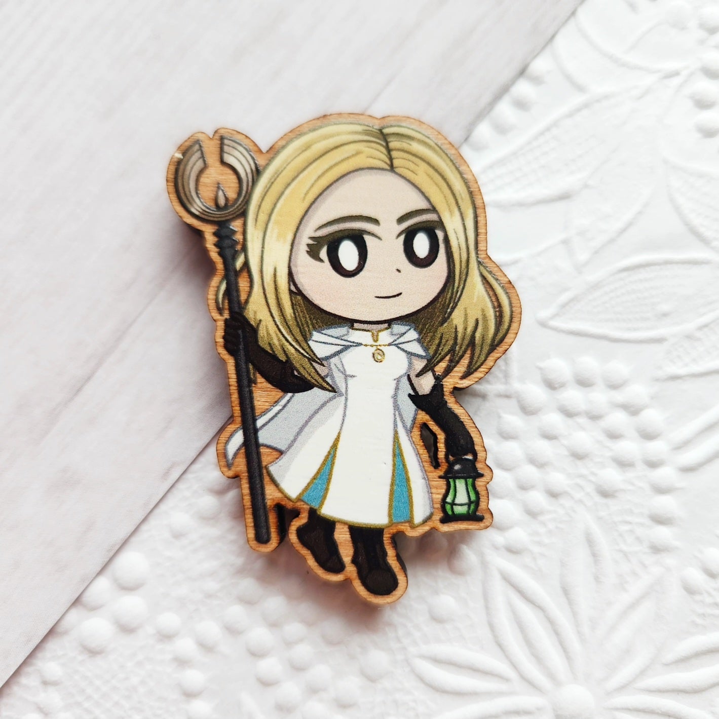 Octopath Traveler 1 Wood Pins/Magnets