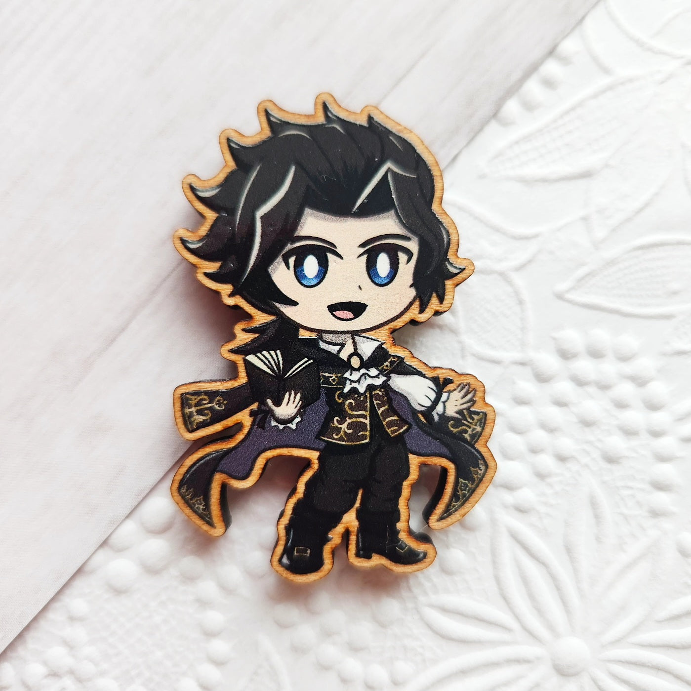 Octopath Traveler 1 Wood Pins/Magnets