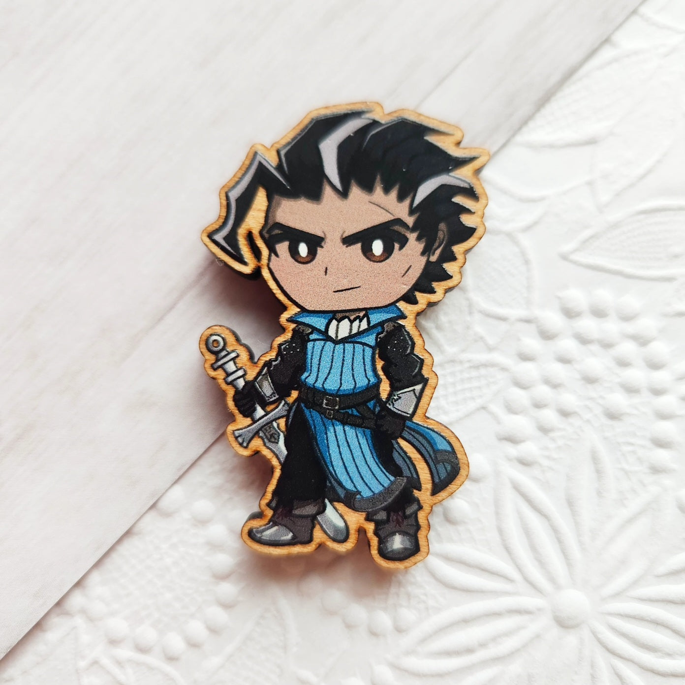 Octopath Traveler 1 Wood Pins/Magnets