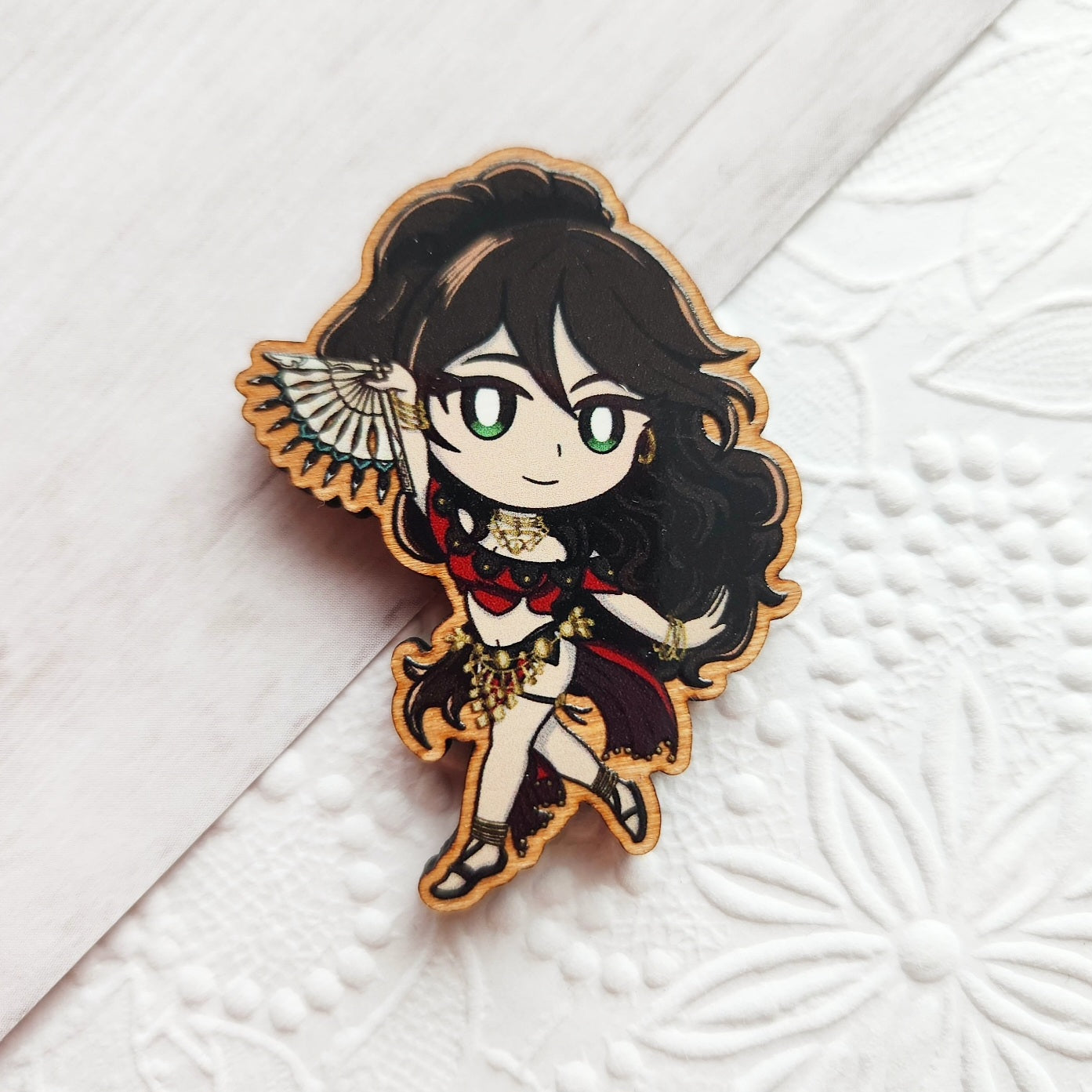 Octopath Traveler 1 Wood Pins/Magnets