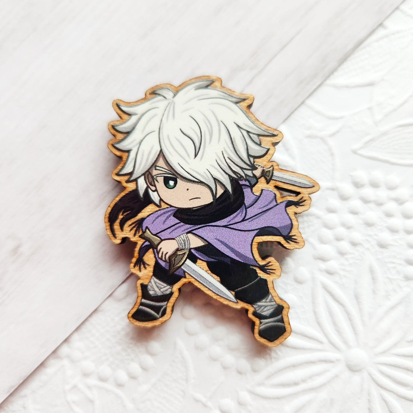 Octopath Traveler 1 Wood Pins/Magnets