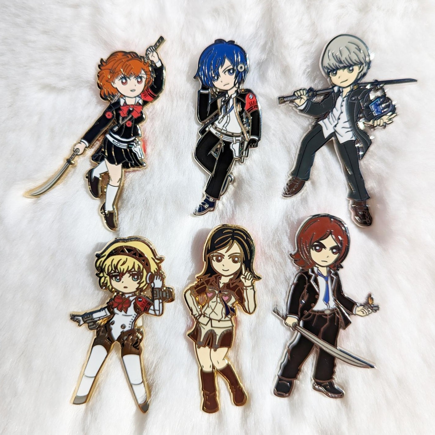 S.E.E.S. Enamel Pins