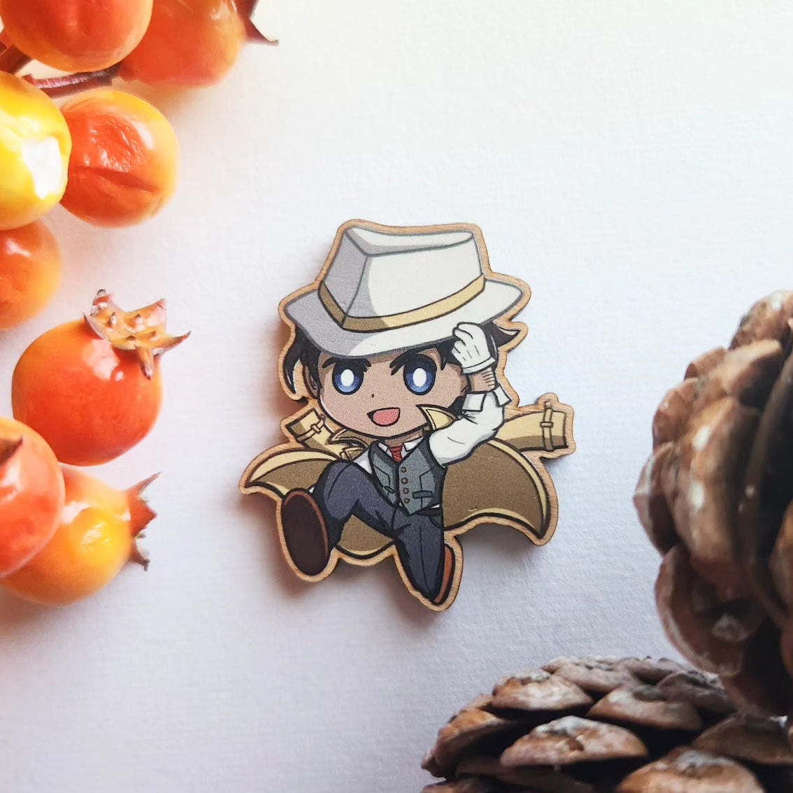 Octopath Traveler 2 Wood Pins/Magnets