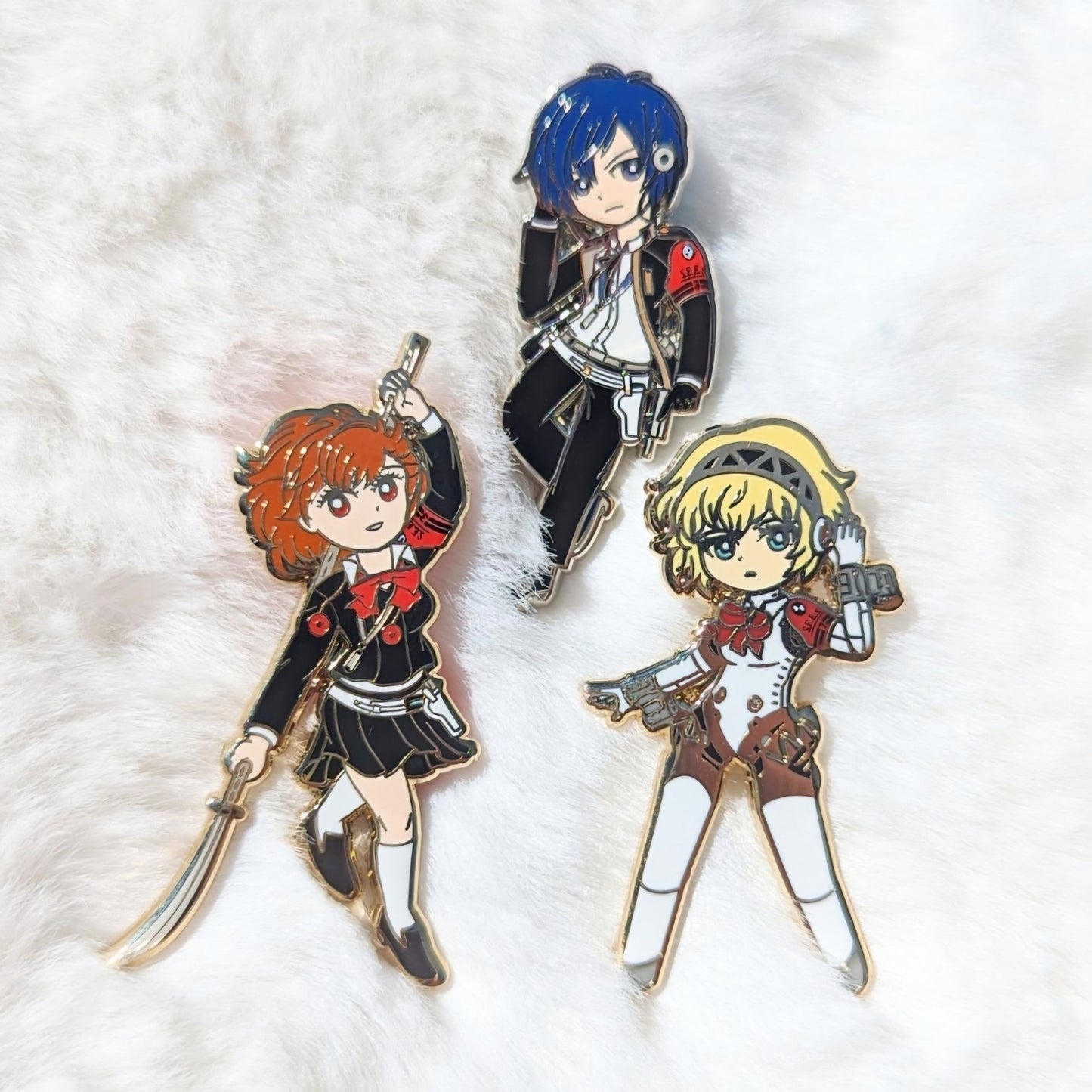 S.E.E.S. Enamel Pins