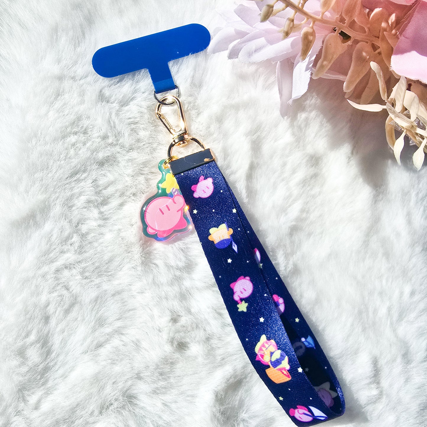 Kirby Wristlet Phone Charm