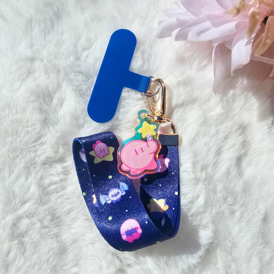 Kirby Wristlet Phone Charm