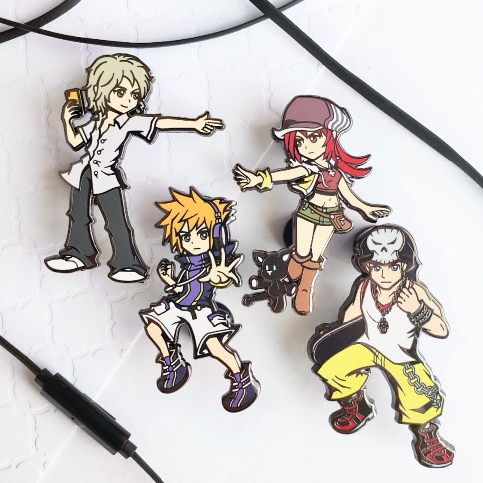 TWEWY Players Enamel Pins