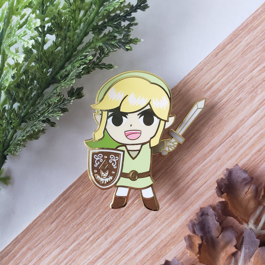 Hero Boy Bobble Enamel Pin