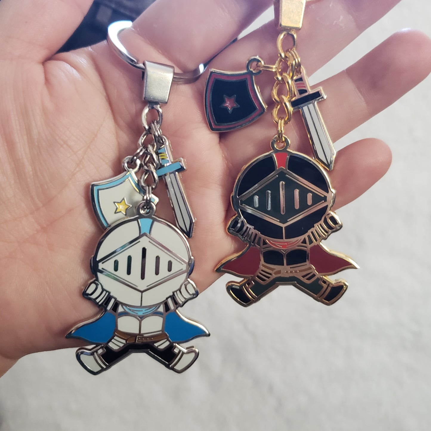 Adventure Knights Enamel Keychains