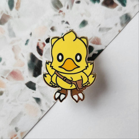 Travel Chocobo Enamel Pin