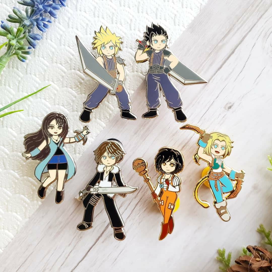 Fantasy VIII Enamel Pins