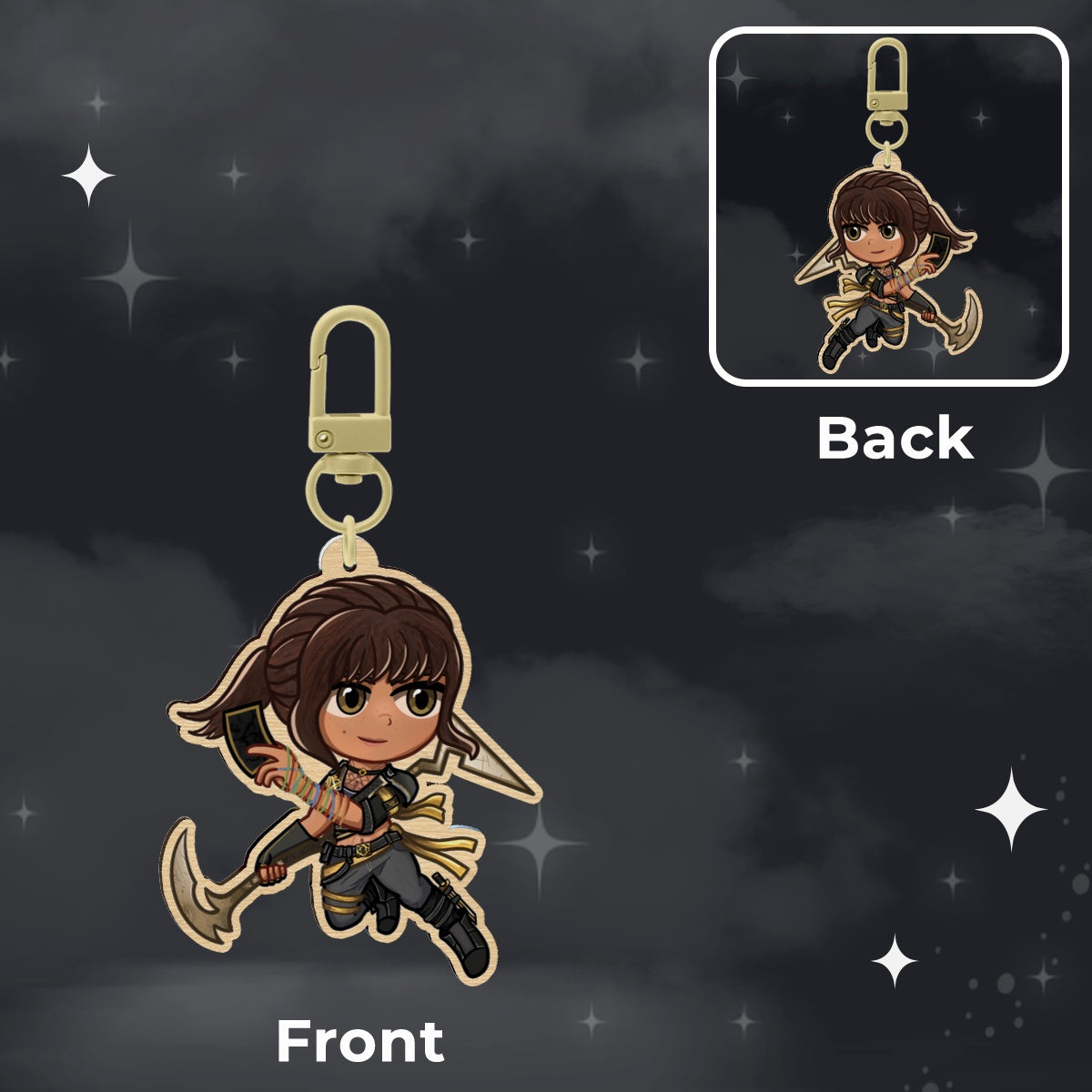 Sciel Wood Charm