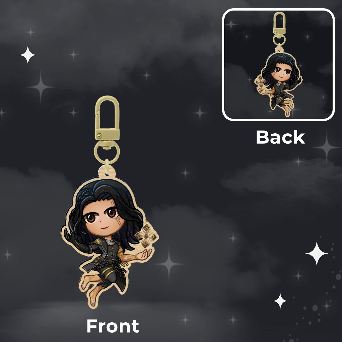 Lune Wood Charm