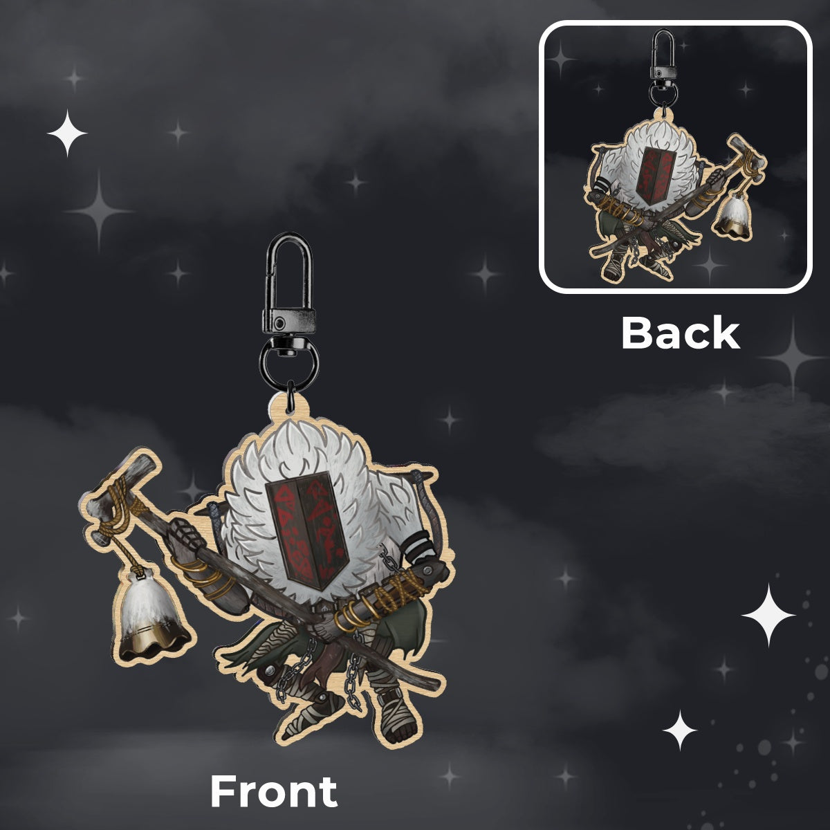 Monoco Wood Charm