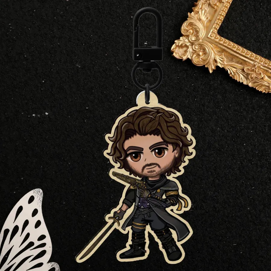 Gustave Wood Charm