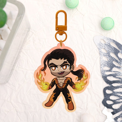 Flambae Acrylic Charm