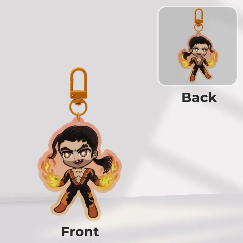 Flambae Acrylic Charm