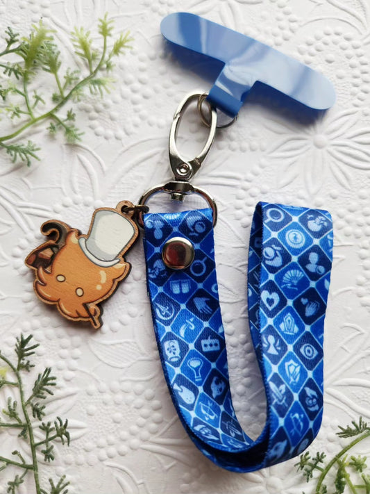 Octopuff Wristlet Phone Charm