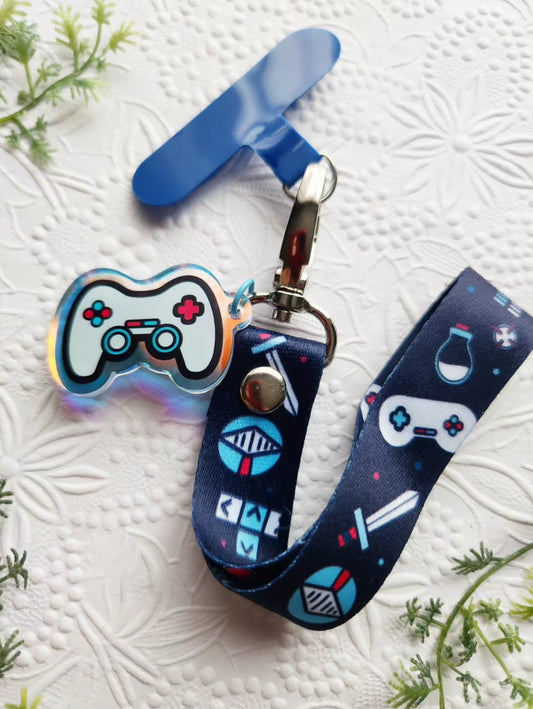 Game Space Wristlet Phone Charm