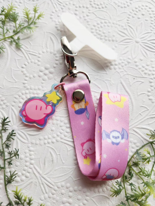 Kirby Wristlet Phone Charm