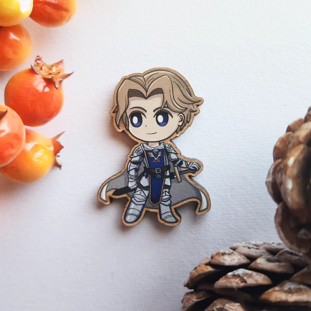 Octopath Traveler 2 Wood Pins/Magnets