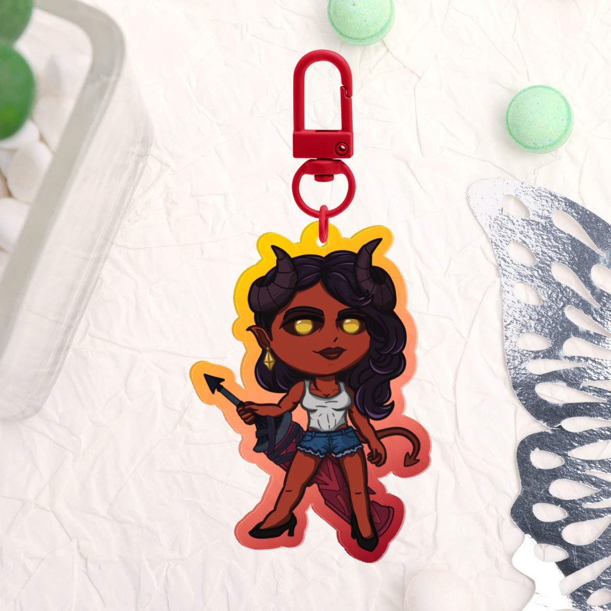 Malevola Acrylic Charm