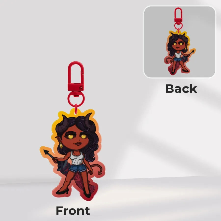 Malevola Acrylic Charm