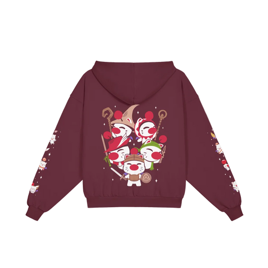 Moogle Party Zip-Hoodie