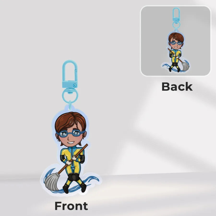Waterboy Acrylic Charm