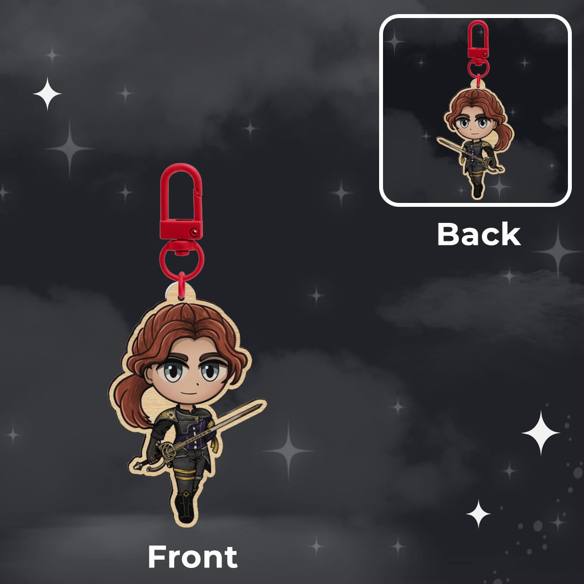 Maelle Wood Charm