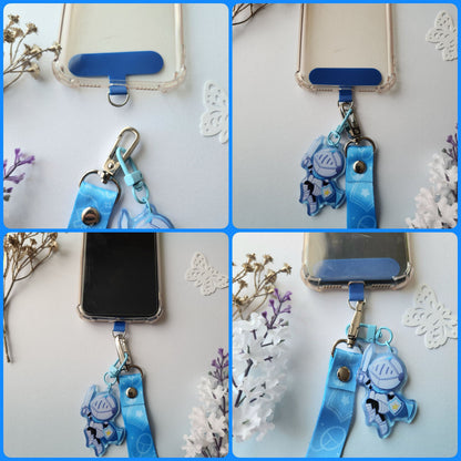 Disco Elysium Wristlet Phone Charm