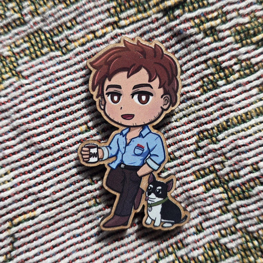 Dispatch Z-Team Wood Pins / Magnets