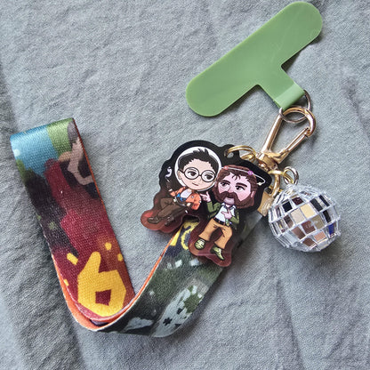 Disco Elysium Wristlet Phone Charm