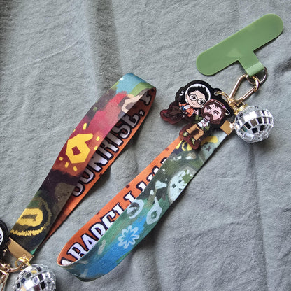 Disco Elysium Wristlet Phone Charm