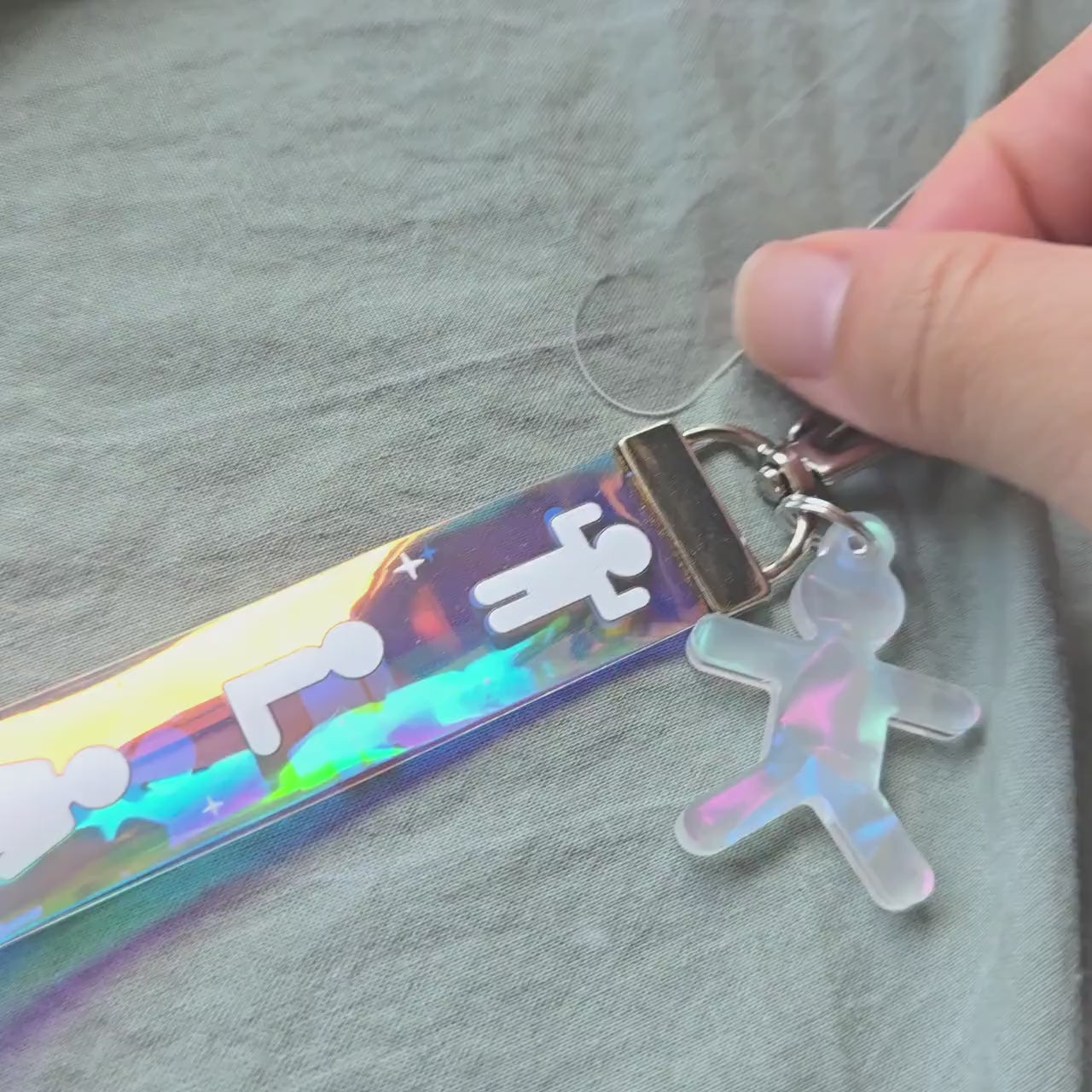 Meccha Chameleon Wristlet Phone Charm