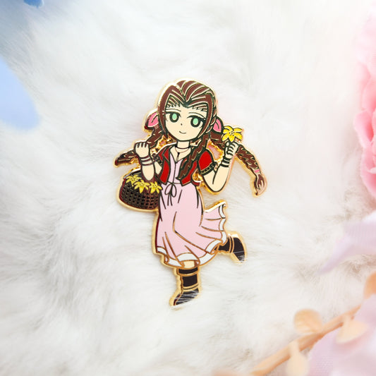 Aerith Enamel Pin