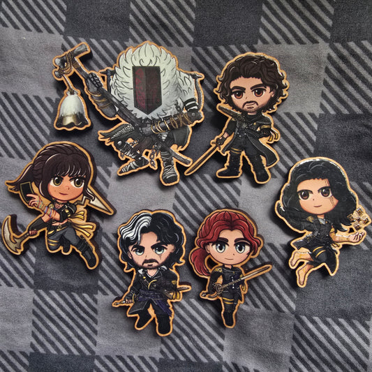 E33 Wood Pins/Magnets