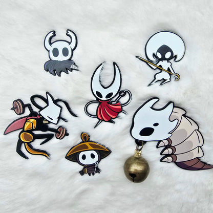 Hollow Knight Silksong Dip Dyed Enamel Pins
