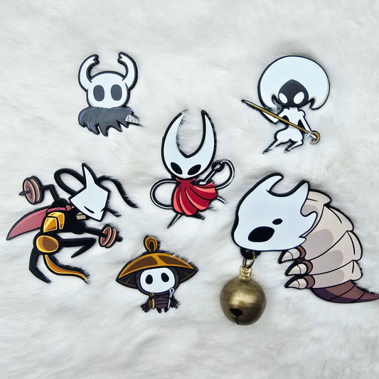 Hollow Knight Silksong Dip Dyed Enamel Pins