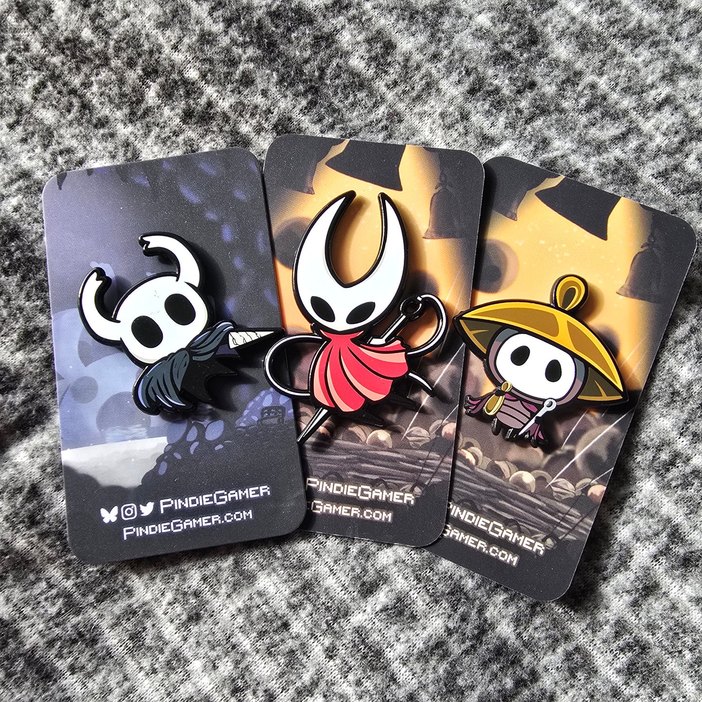 Hollow Knight Silksong Dip Dyed Enamel Pins