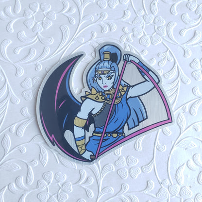 Hades Brushed Metal Stickers