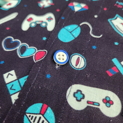 Game Space Button-Up