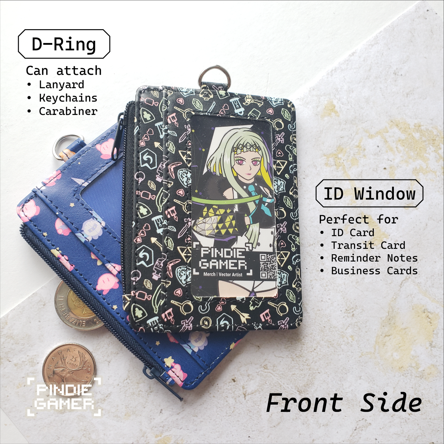 Kaedehara PU Leather ID Wallet