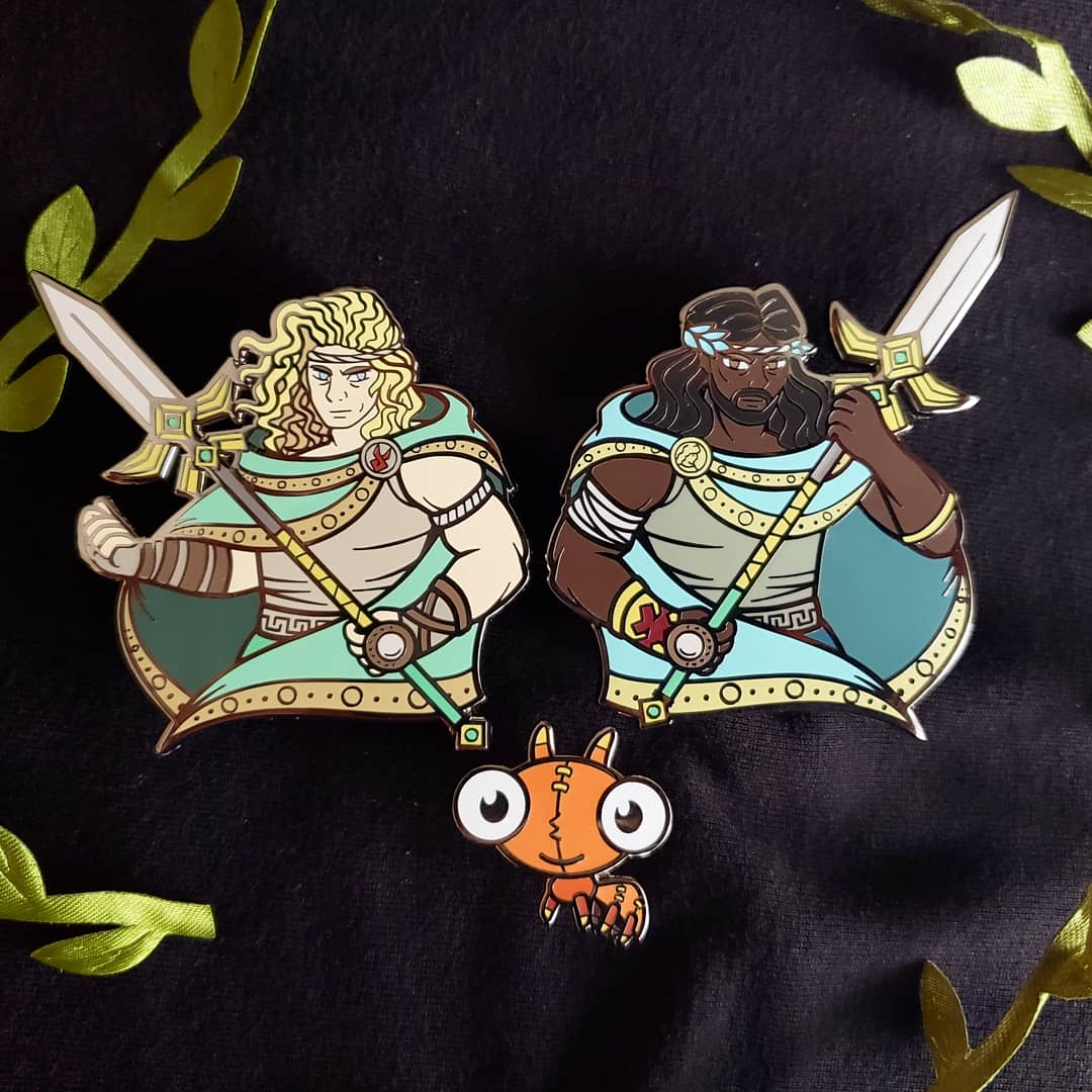 Myrmidons of Troy Enamel Pins