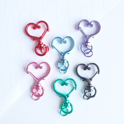 Pink Heart Charm Clasp