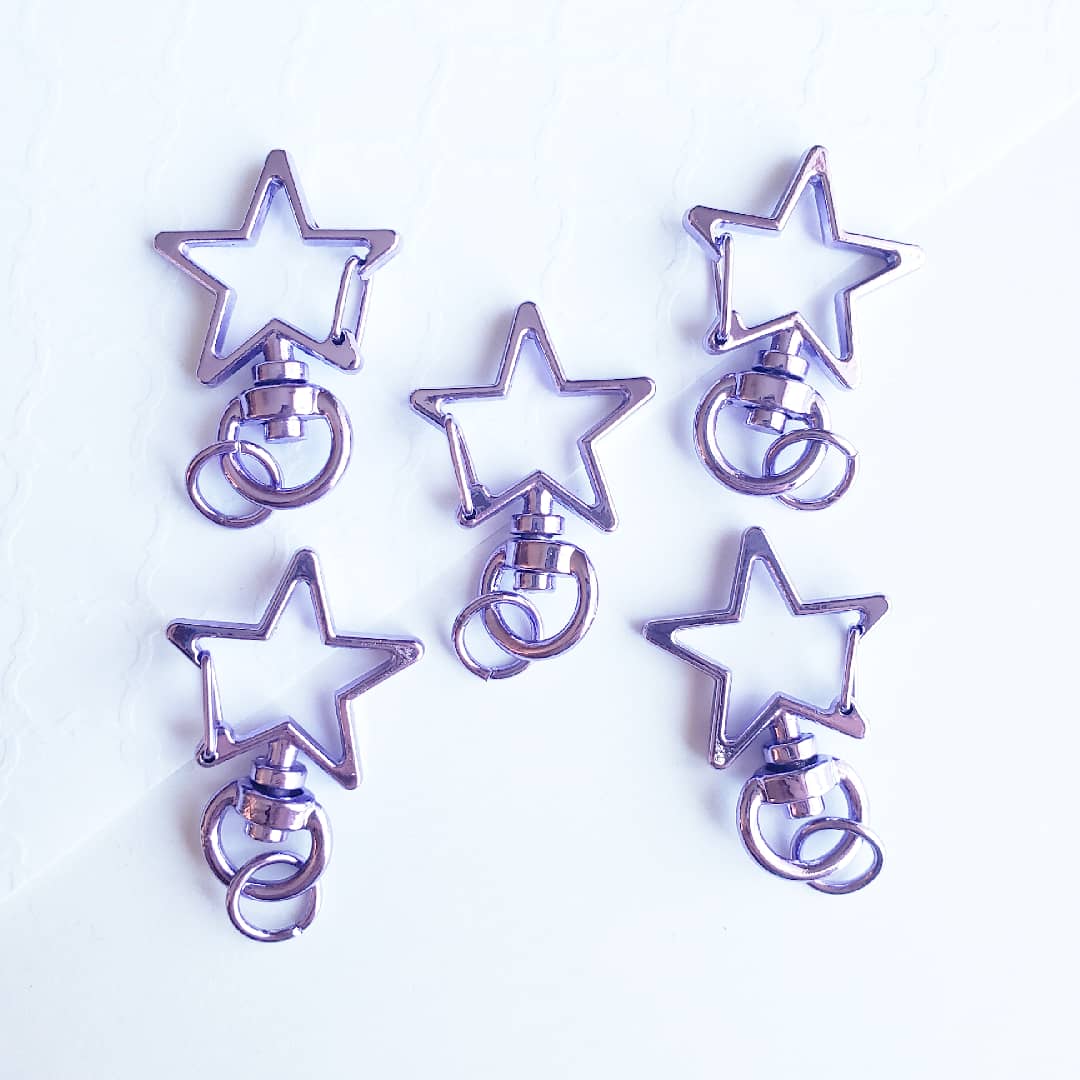 Purple Star Charm Clasp